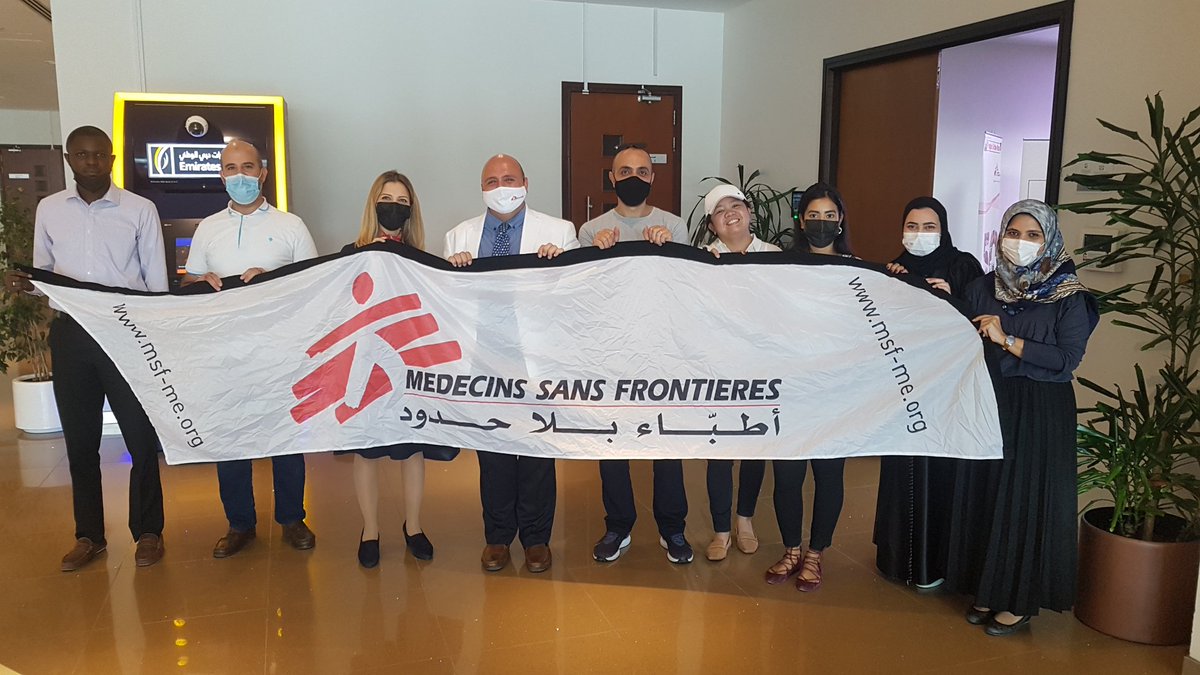 MSF_UAE's tweet photo. Part of @MSF_UAE team in the event held at the @IHC_UAE this morning to mark #MSF50 #50YearsOfHumanity ❤
Keep following us to watch the videos.
To stay connect with our regional team, visit https://t.co/3752pV2J62 https://t.co/gfKpouPCZi