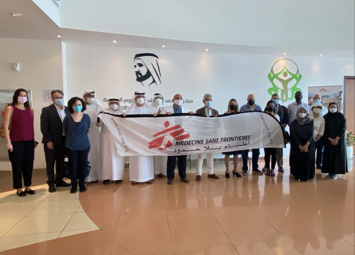 DXBHumanitarian's tweet photo. احتفلت المدينة العالمية للخدمات الإنسانية اليوم بالذكرى الخمسين لتأسيس منظمة أطباء بلا حدود.
@MSF_UAE @msf_arabic @mariostephan75
#MSF50 #50YEARSOFHUMANITY #MSF50YEARSOFHUMANITY https://t.co/Q5EjmjPkY8