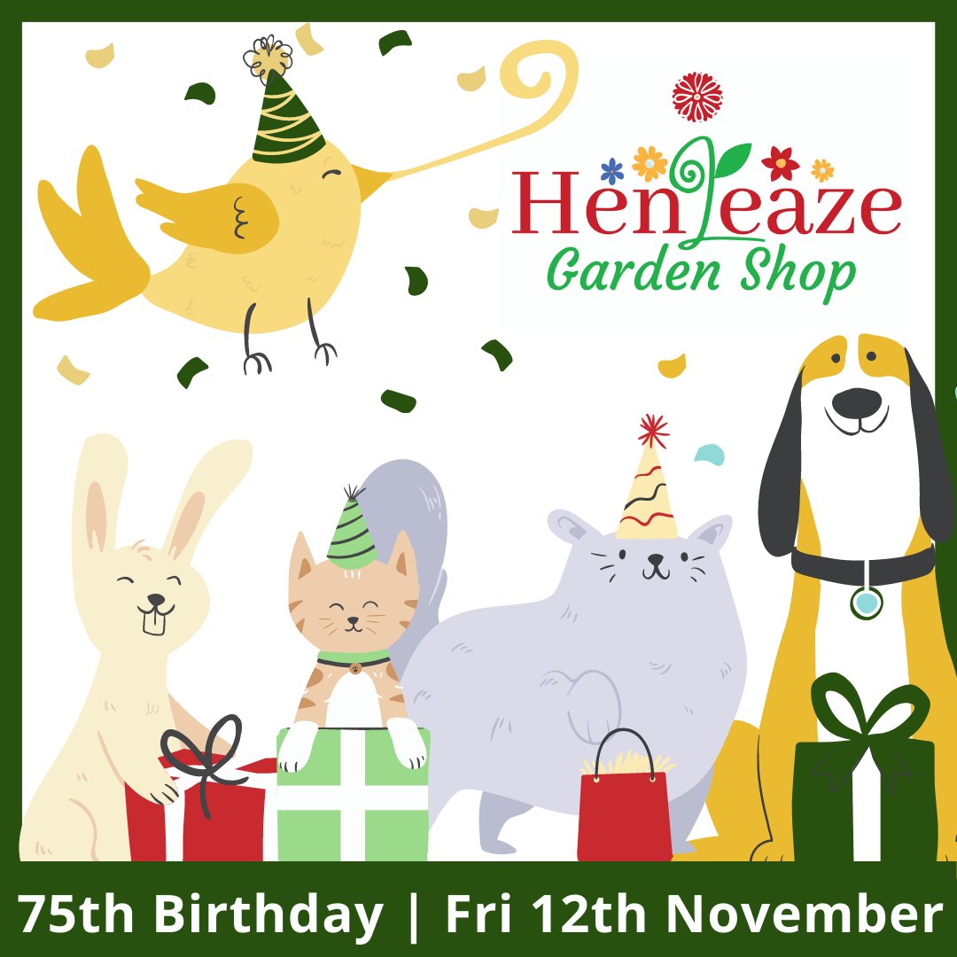 Henleazegarden1's tweet photo. 🥂TWO DAYS TO GO 🎉
 Not long now to our 75th Birthday! Come celebrate with us!

#bristol #henleaze #secretsale #customerdiscount #shoplocal https://t.co/SClagZxJnl
