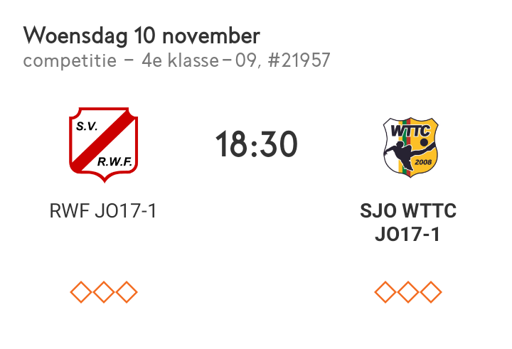 sjowttc's tweet photo. Vanavond komt de JO17 in actie tegen @SV_RWFF https://t.co/d63dLR41H9