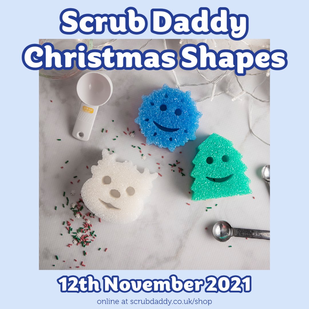 Scrub Daddy Winter White Reindeer Christmas Special Edition NEW IN