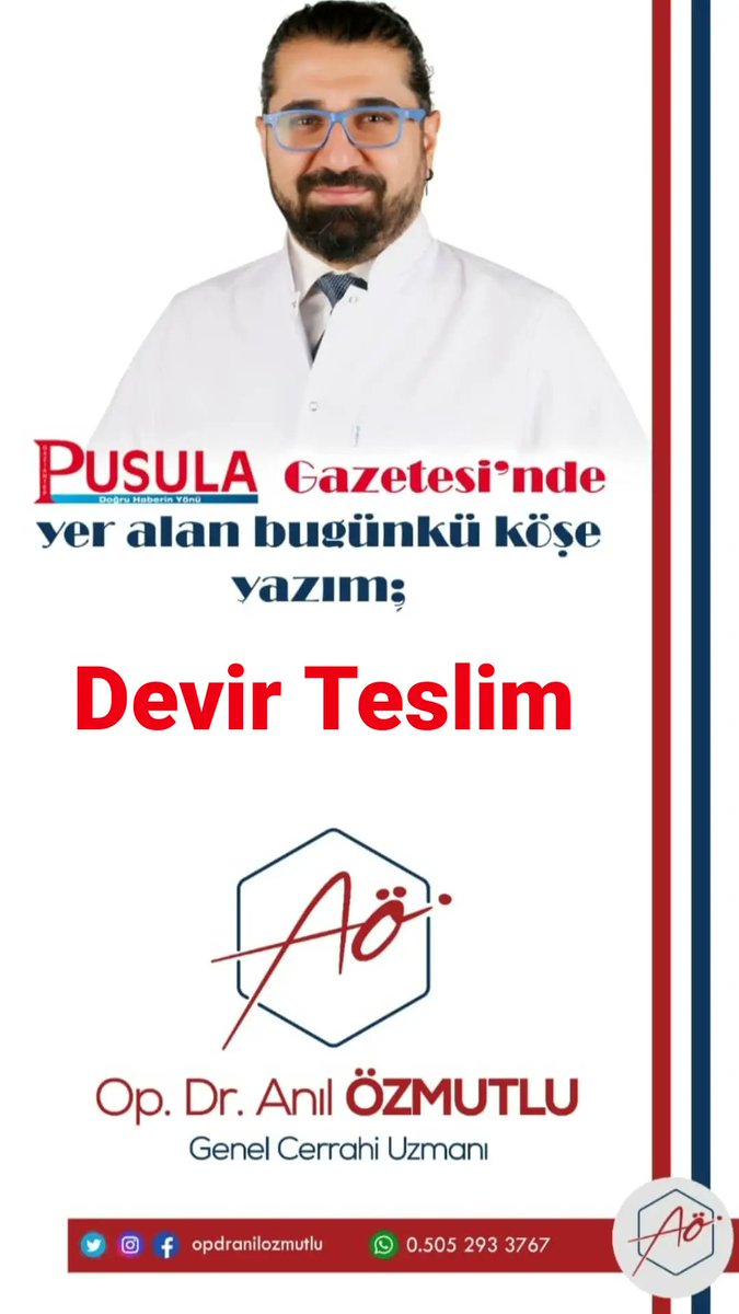Op. Dr. Anıl Özmutlu (@opdranilozmutlu) on Twitter photo gazianteppusula.com/koseyazisi/dev… gazianteppusula.com/koseyazisi/dev…