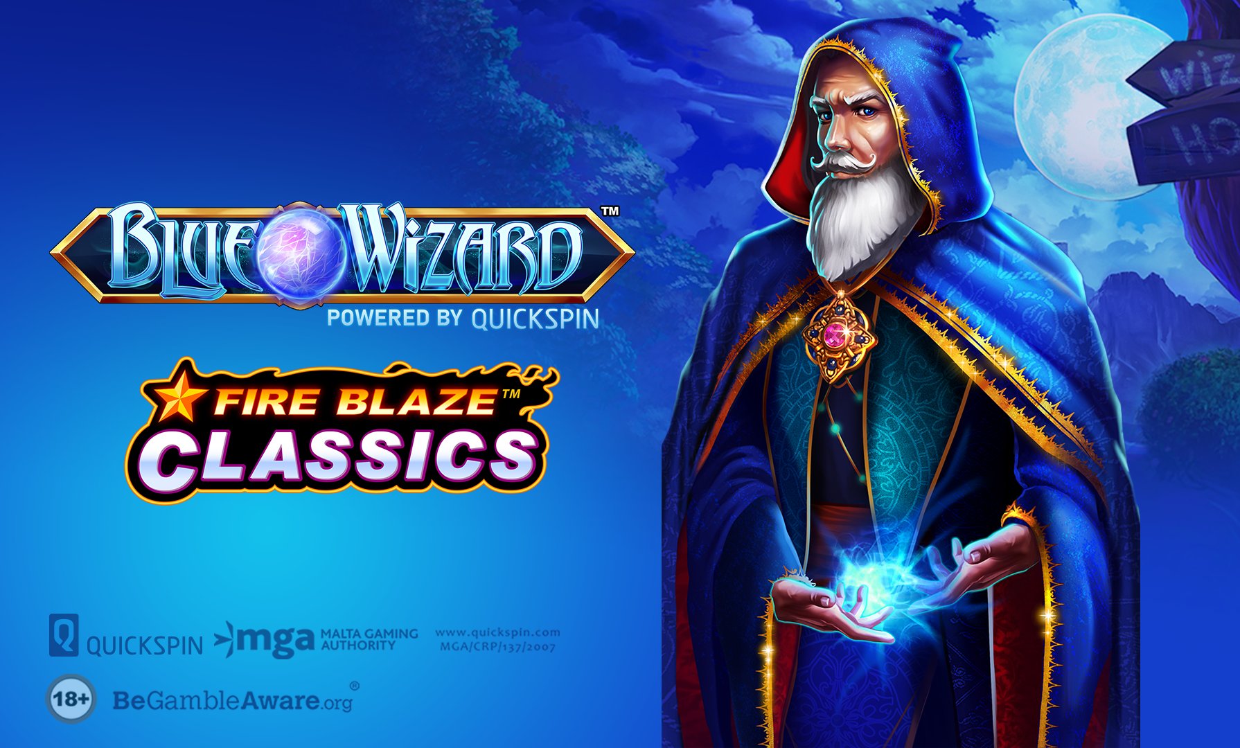 blue wizard slot