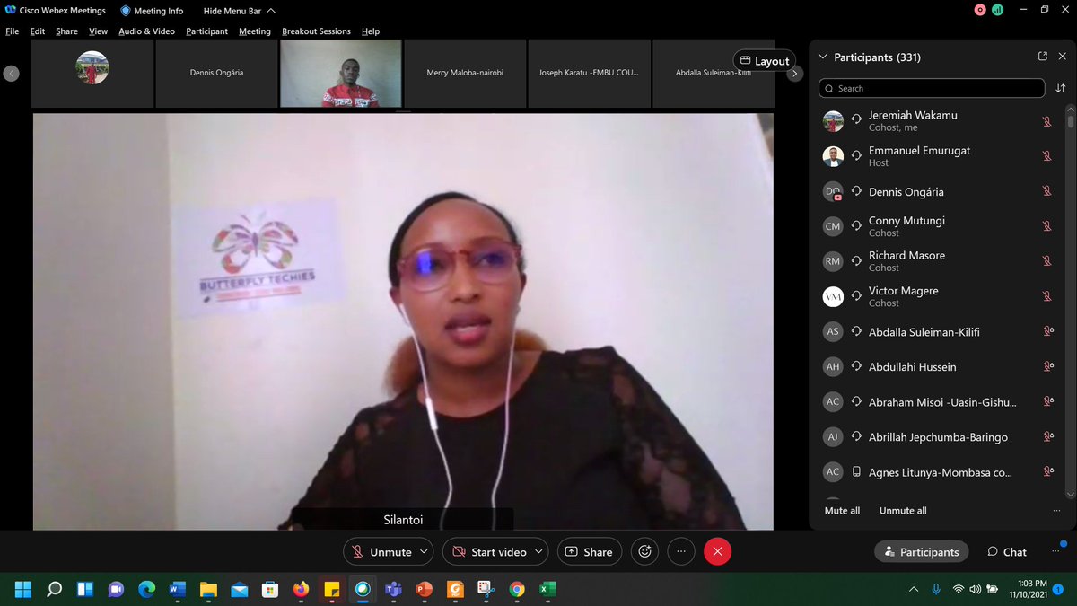 DigiTalentKenya's tweet photo. Day 3 of #PDTPCohortVI #DigitalentInduction 

@LeparJanet a former Digitalent intern motivating interns.

"Your network is your net worth"

#EmergingICTTrends #BearersOfTheDigitalPromise @ICTAuthorityKE @MoICTKenya https://t.co/tXrDhHqkNF