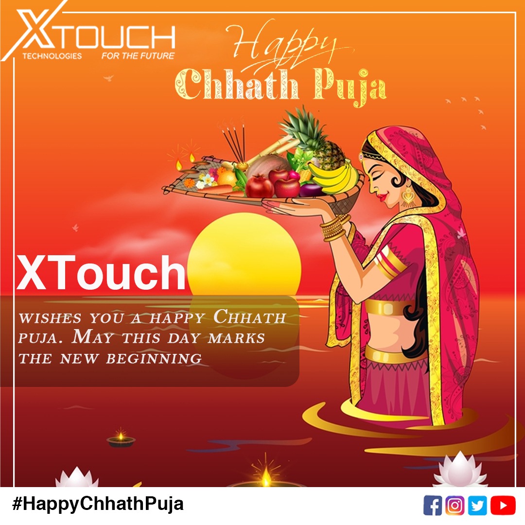 XtouchTechnolo1's tweet photo. Happy Chhath Puja
.
.
Visit: https://t.co/JpudIN9Ie9
.
.
#xtouchtechnologies #xtouch #happychhathpuja #chhath #happychhathpuja2021 #beyondexpectations #chhathpuja2021 #dubaitech #festival #festivevibes #dubai #xtouchdubai #xtouchtechdubai #technologies #technologiesforthefuture https://t.co/p4ZUt30baF