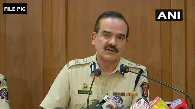 ANI's tweet photo. Non-bailable warrant issued against former Mumbai Police Commissioner Param Bir Singh in connection with extortion cases registered against him. https://t.co/4ij0CFHxbc