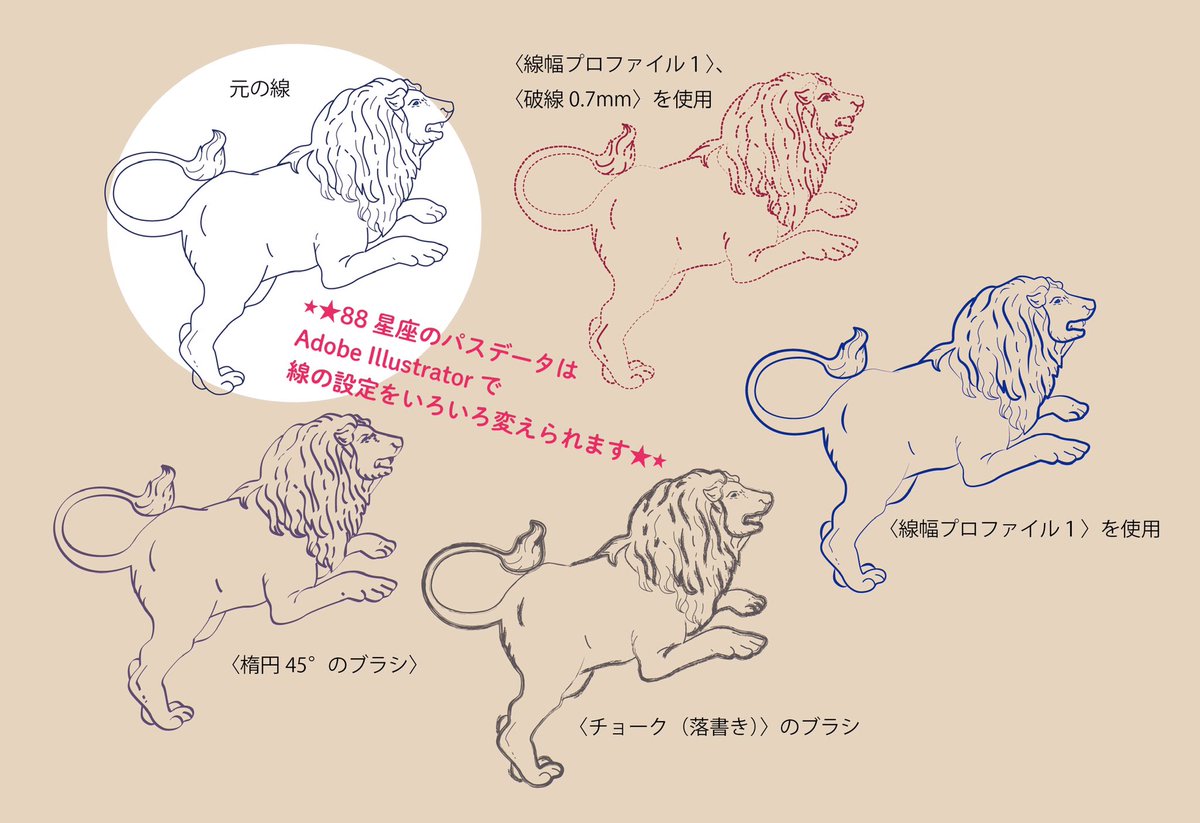 【💫好評発売中💫】
『星座と宇宙の素材集DVD-ROM』
88星座のパスデータは、Adobe Illustratorで線の太さや星の色を自由に変えられます✊様々なデザインにお使い下さい。
ダウンロード版も発売中🌎編I

マール社
https://t.co/7OM9u3CVsQ
DL版
https://t.co/LmSQZ7iysb
Amazon
https://t.co/MOm6sriNX3 