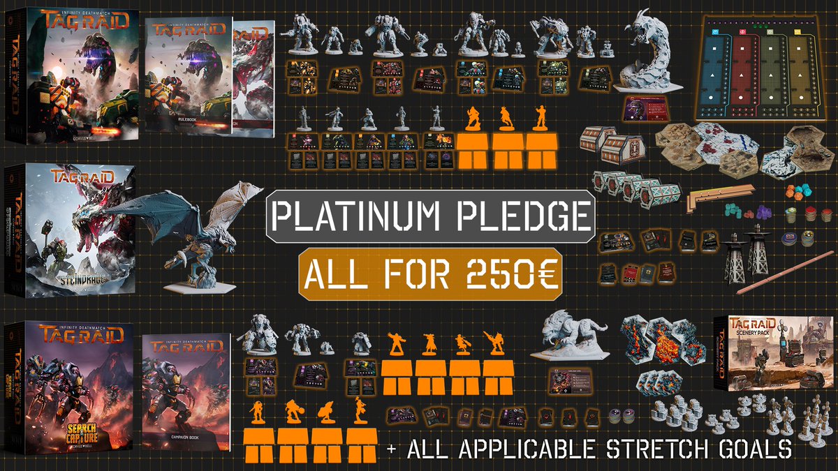 Our Kickstarter campaign keeps growing everyday! Make sure you join Infinity Deathmatch TAG Raid before November 17!
 ▶ bit.ly/3wx6I5q