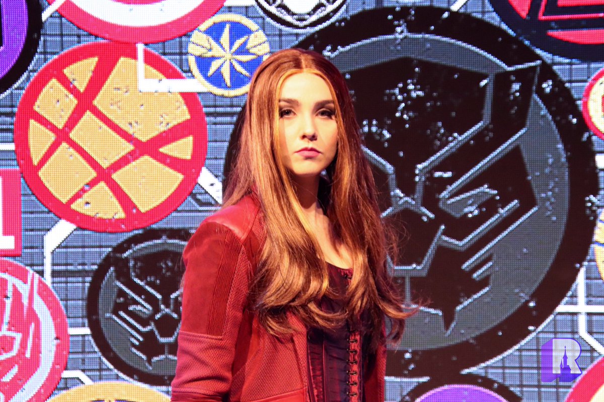 DLPReport's tweet photo. ⚠️ Breaking: Wanda Maximoff debuts as a Selfie Spot at Walt Disney Studios Park! https://t.co/TtnBhqPq7x