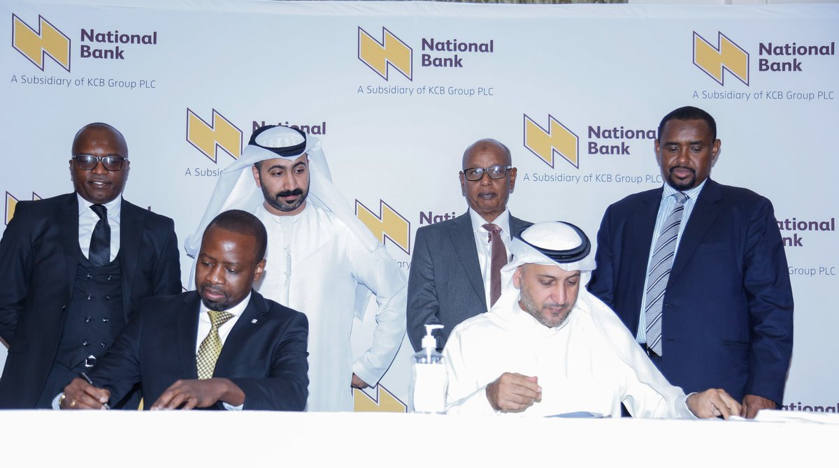National_Bank's tweet photo. We have today signed a trade partnership deal with leading global logistics provider DP World to offer e-commerce services to Kenyan traders to access goods from across the globe, mainly UAE and Asia via https://t.co/0hHvwH5wrE. #TradeBeyond https://t.co/SZIsxRUO9c