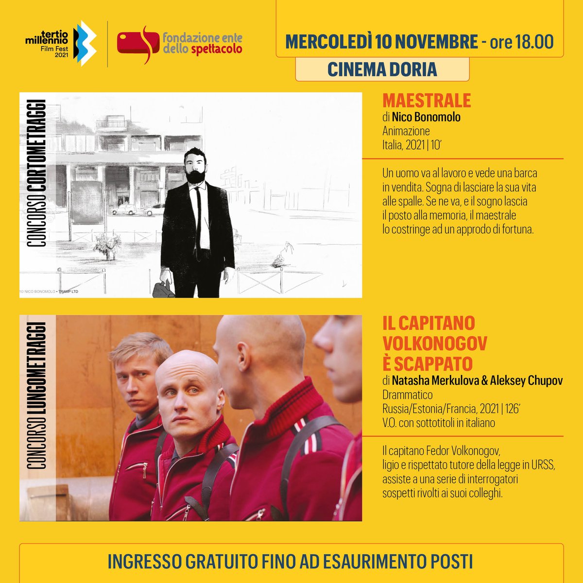 entespettacolo's tweet photo. Gli appuntamenti del giorno a #TMFF21: da non perdere questa sera l'incontro con lo scrittore Paolo Cognetti, protagonista del doc "Paolo Cognetti. Sogni di Grande Nord". 
@Nexo_Digital @RaiCinema @Samarcandafilm https://t.co/TC8BpsahHz