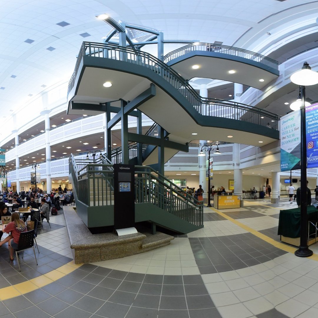 Located in the center of <a href="/GeorgeMasonU/">George Mason University</a>, the Johnson Center serves as the primary social atmosphere for the University. See their full virtual tour at ecampustours.com/tour-home-page… #georgemason #virtualtour