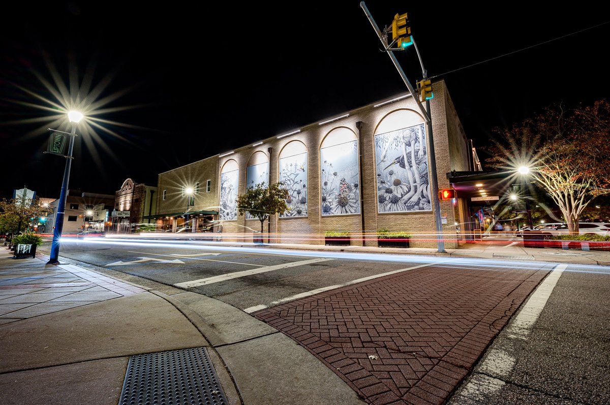 The latest edition of the Archway Mural Project, “Listening,” by Pitt County artist Beth Blake, lights up Five Points Plaza &amp; the Uptown District on Friday, November 5, 2021.

The Archway Mural Project is a privately funded public arts project administered by the <a href="/Pittcountyarts/">Emerge Gallery & Art Center</a>