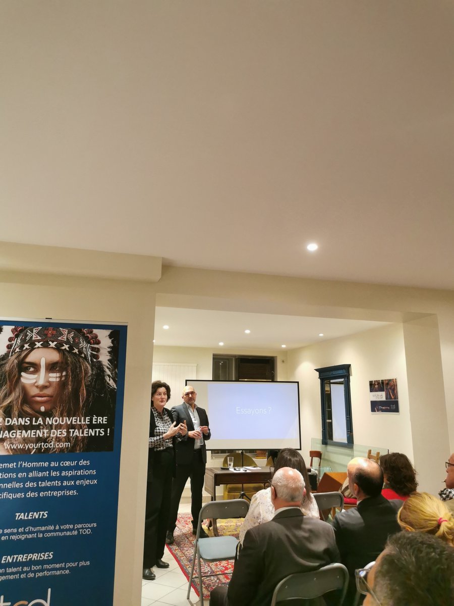 Merci à tous les participants de la 15ème rencontre de la communauté TOD ! 🥂

Nous avons eu le plaisir d'accueillir Benoit Quémar autour du sujet très actuel de la raison d'être 💡 
Nous espérons vous revoir très prochainement ! 

#raisondetre #communauté #rencontre