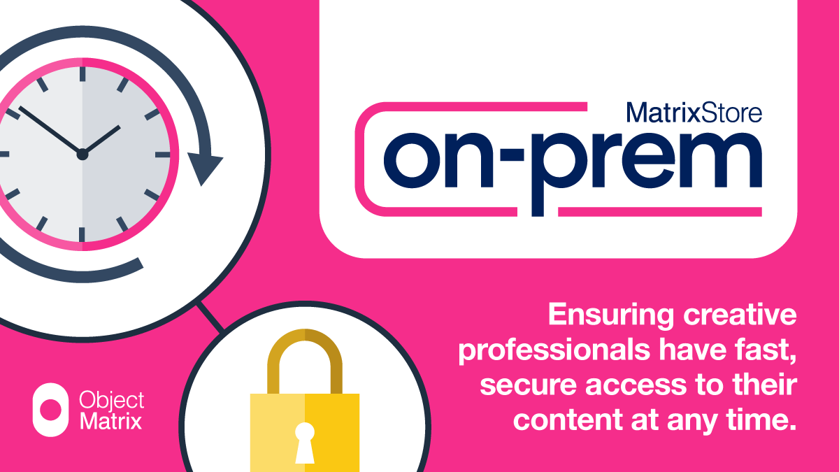 Object_Matrix's tweet photo. #MatrixStore on-prem is a media-focused solution, deployed in-house or at an organisation’s data centres. This solution ensures creatives have fast & secure access to content using tools and applications they’re familiar with.
Read more here!
https://t.co/hQlupNmtX8 👈 https://t.co/Aono7nv8B3