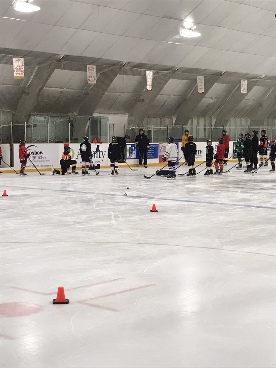 Early morning skate before school, honing in on skate and stick skills #BreakfastClub #Dogpound