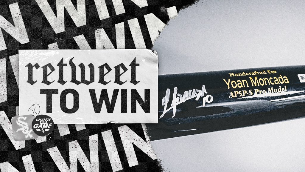 whitesox's tweet image. RETWEET for a chance to win an autographed Yoán Moncada bat. #ChangeTheGame

No purch. nec. Enter by 11:59 p.m. CT on 11/10/21. atmlb.com/3knVlbf