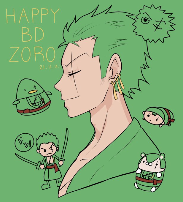 ゾロ生誕のtwitterイラスト検索結果