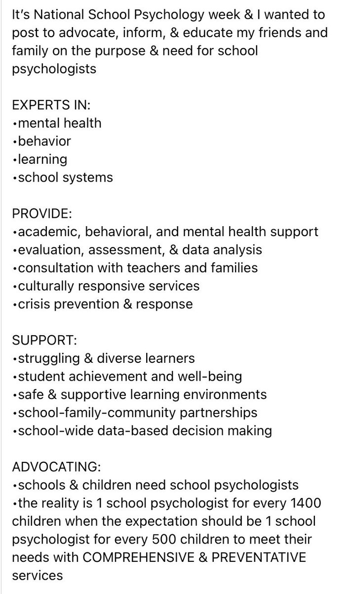 sieracullins's tweet photo. #NationalSchoolPsychologyWeek https://t.co/ugNIAHPPmH