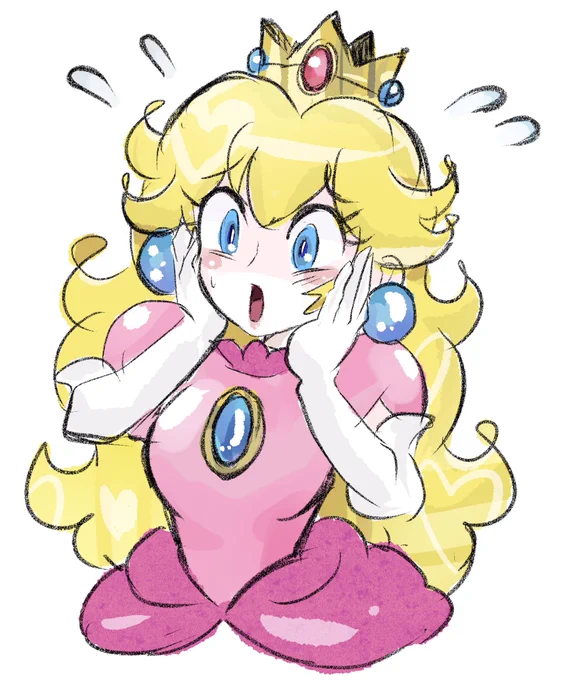 #PrincessPeach #ピーチ姫 #らくがき
#supermario  #イラスト #マリオパーティ #マリオ 時には笑顔じゃない姫達も素敵です!。 
