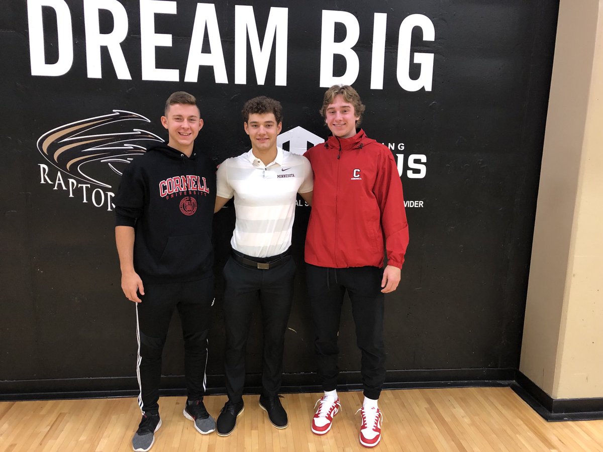 Look at this crew! Three great kids signing today and getting the opportunity to continue playing the game they love at the next level. Congratulations!