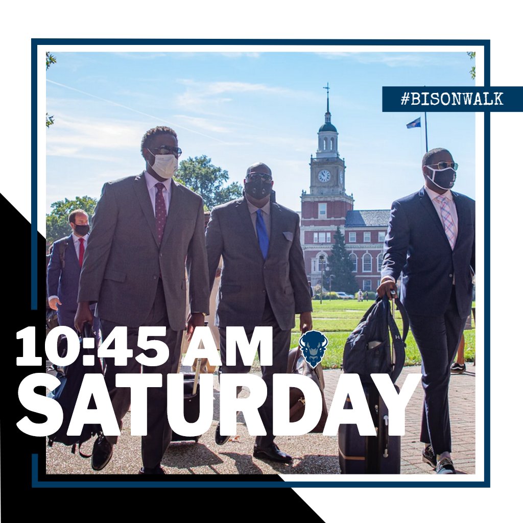 HUBISONFOOTBALL's tweet photo. Join us on The Yard this Saturday for the Bison Walk!
#STMDT #BisonWalk #Drip #BleedBlue https://t.co/gZwU5DvfHX