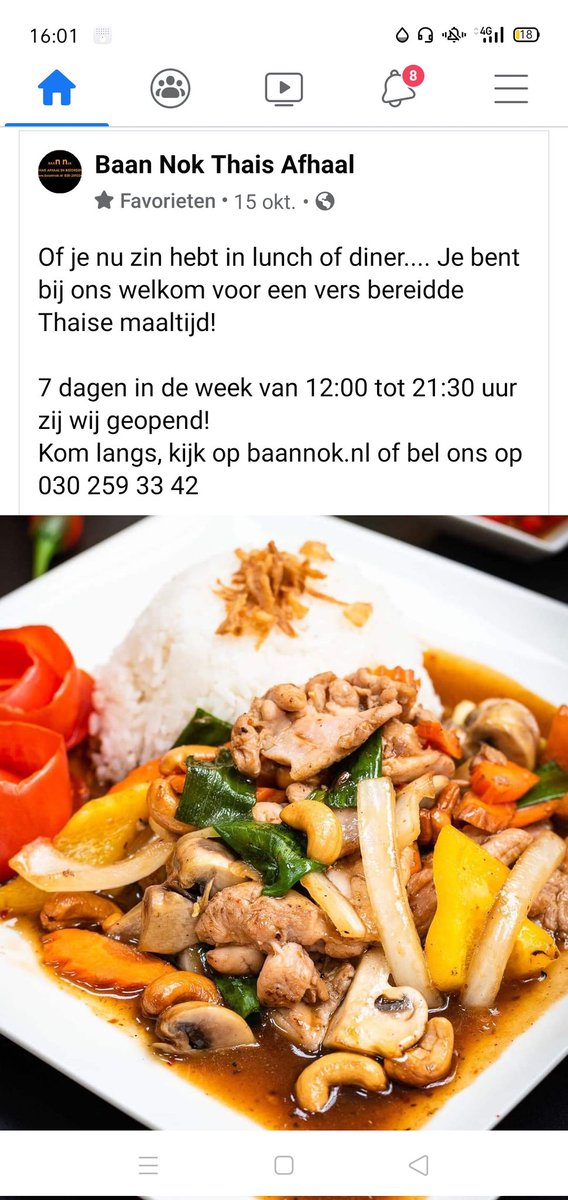 baannok9's tweet photo. https://t.co/zXkRfT6GVq, Thais afhaal restaurant Rubenslaan 65 in Utrecht https://t.co/BCJpg3oE9F