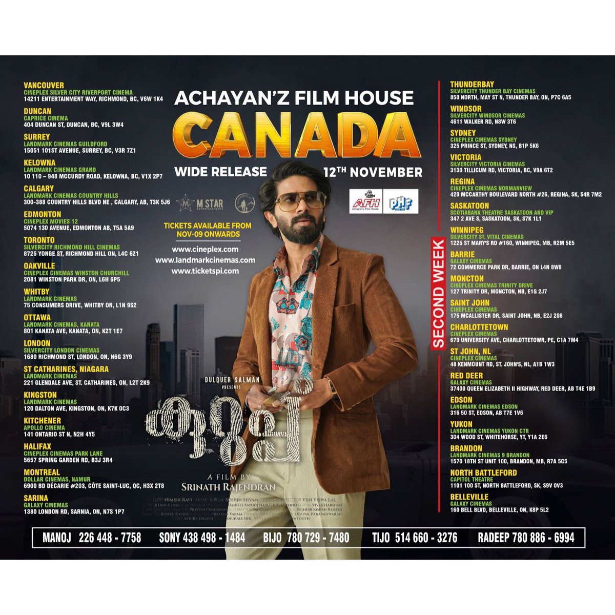 dulQuer's tweet photo. #kurup outside India theatre lists (1) https://t.co/mASXyvBeVh