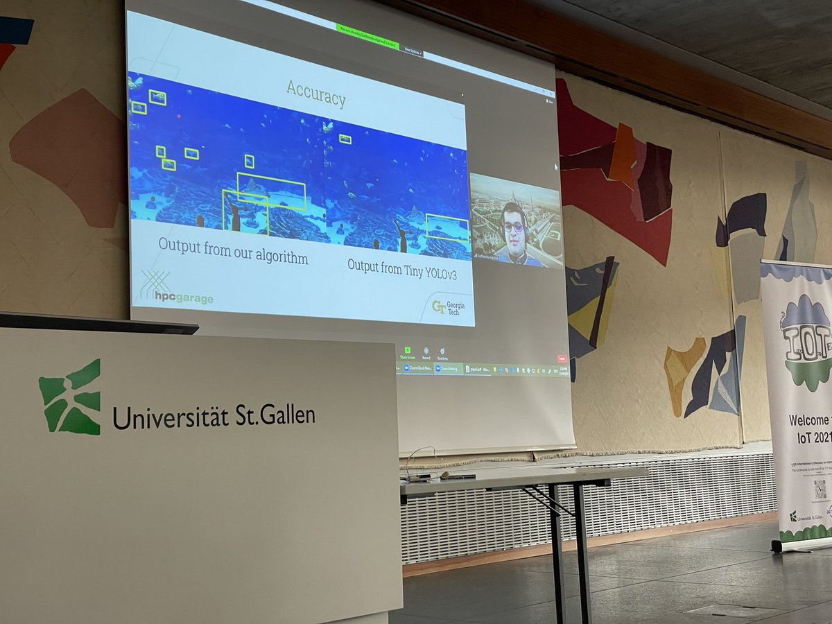 IoTConference23's tweet photo. Is it nemo or dory? object detection for the IoT #iot21 #computerVision #remoteParticipants https://t.co/YRih9MBIeF