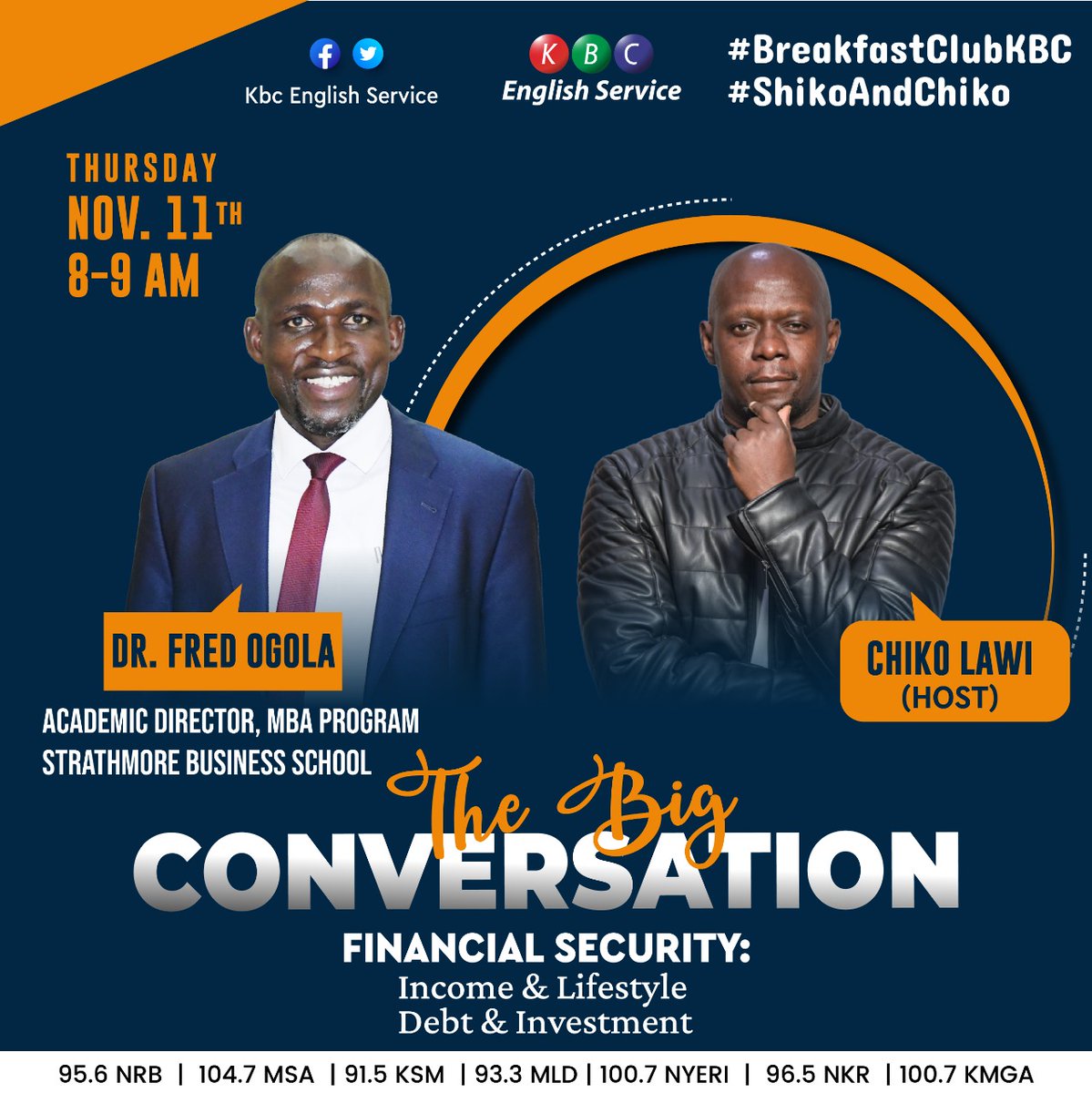Balancing debt and investment is a tough task to most of us. Dr. Fred Ogola will share tips on how to navigate this challenge #ShikoAndChiko tomorrow morning on 
@kbcenglish… @ChikoLawi 👍👍👍