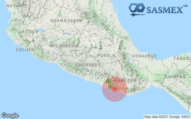 #Sasmex al momento: posible zona epicentral, #TenemosSismo más información en cires.org.mx <a href="/Sasmex/">AlertaSísmica SASMEX</a>