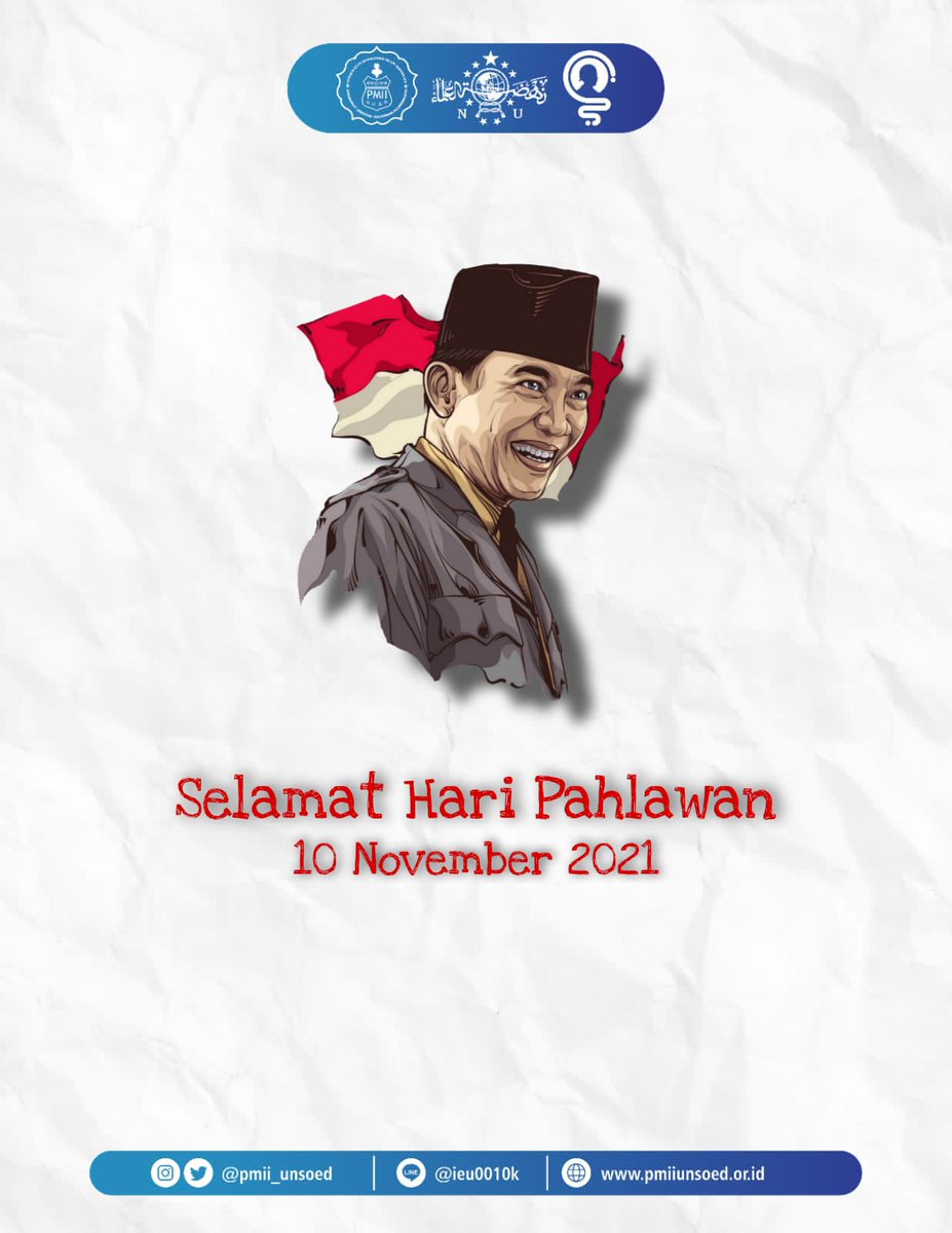 PMII_Unsoed's tweet photo. [SELAMAT HARI PAHLAWAN]

Salam Pergerakan !!

Untuk mencapai sesuatu,harus diperjuangkan dulu. Seperti mengambil buah kelapa,dan tidak menunggu jatuh durian yang telah masak.
~ Mohammad Natsir ~ 

Satukan langkah untuk negeri Indonesia https://t.co/pEW5ivDAB1