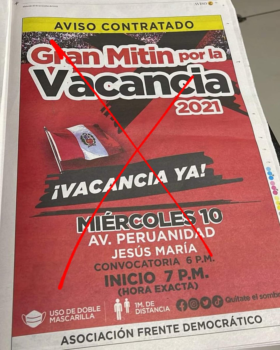 Aviso contratado? <a href="/elcomercio_peru/">El Comercio</a> intenta decirnos que han contratado su espacio?  Vuestra línea editorial contra <a href="/PedroCastilloTe/">Pedro Castillo Terrones</a> y la Izquierda es una constante. Lo ancho para uds y sus amigotes y lo angosto para el pueblo, así era antes. Ahora Nadie les cree.