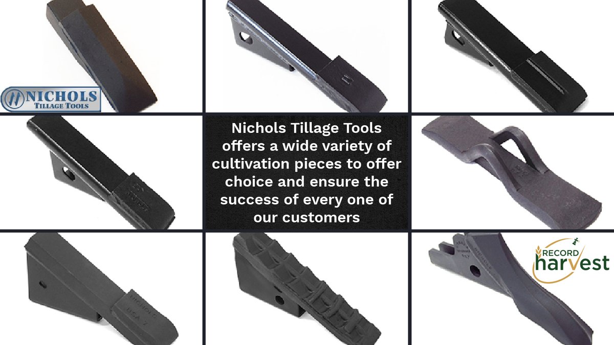 Talk about a wide variety of cultivation pieces!  Nichols Tillage Tools has exactly what you are looking for!  Give us a call to find the right fit for you.

#recordharvest #tillage #dirtfarming