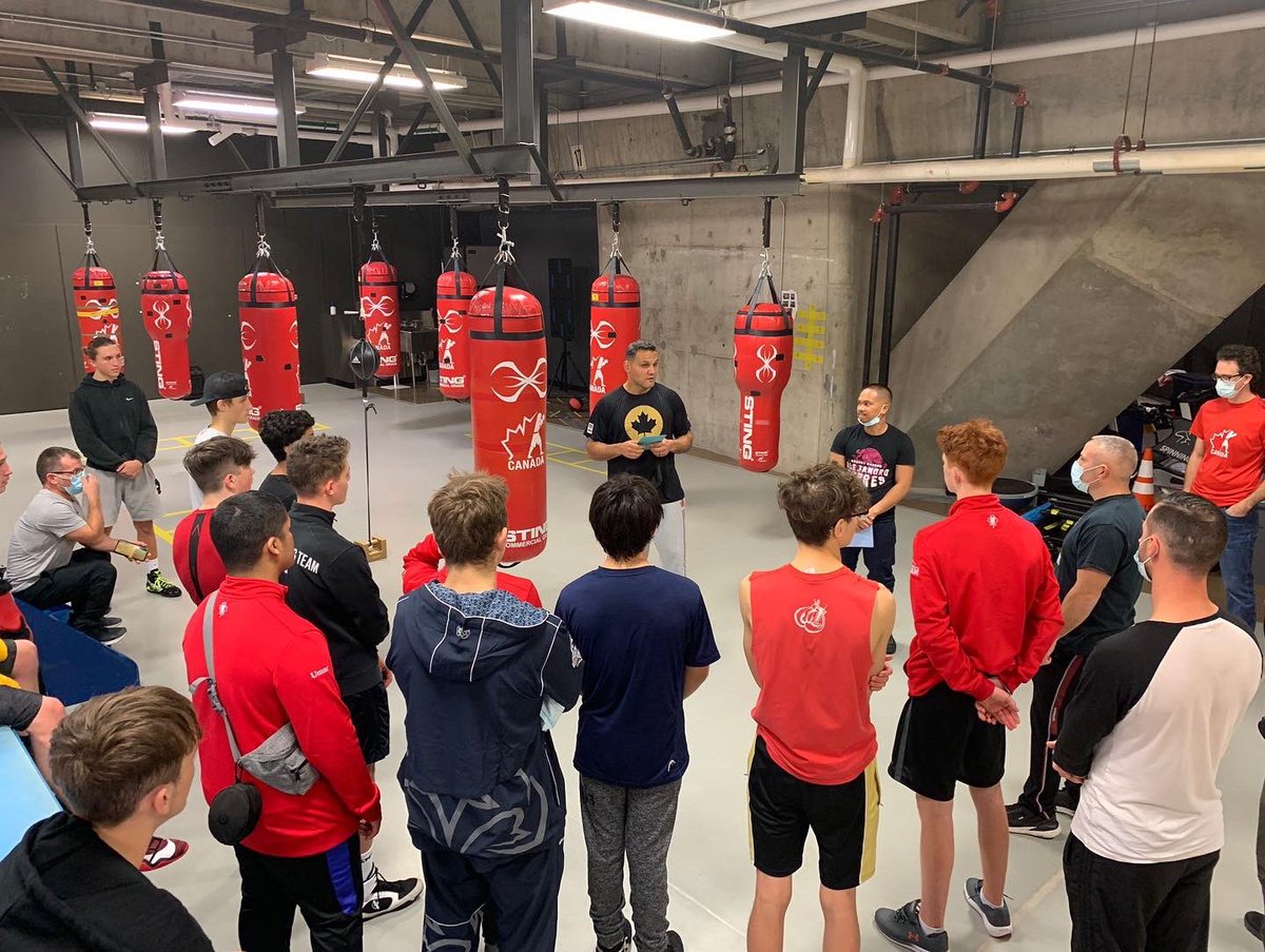 boxing_canada's tweet photo. The future is looking bright 🌟Hard work and talent was on display at the youth camp at @insquebec. 🥊 Thank you to all athletes at coaches! Next up ➡️ women’s elite https://t.co/aHAcZX5MFV
