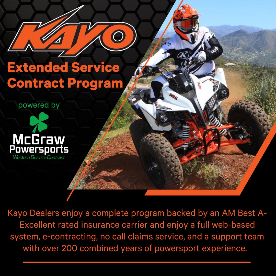 Attention Kayo Dealers! Have you signed up for the Kayo ESC Program?? Send us a message and obtain access to ESC, PPM, GAP, Lifetime Battery and more! 

#ridekayo #kayo #kayousa #kayomoto <a href="/ridekayousa/">Ridekayo.com</a>