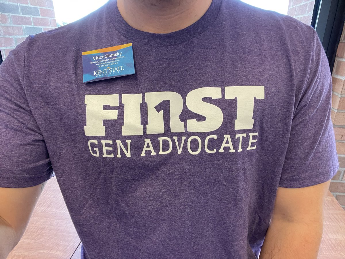 vinceslomsky's tweet image. Our first ever First-Gen Visit Day at @KentState for prospective first-generation college students! As a first-gen student myself, it’s awesome to see this come together to help our students who will be the first in the families with a bachelors degree! #iamfirst #visitkentstate