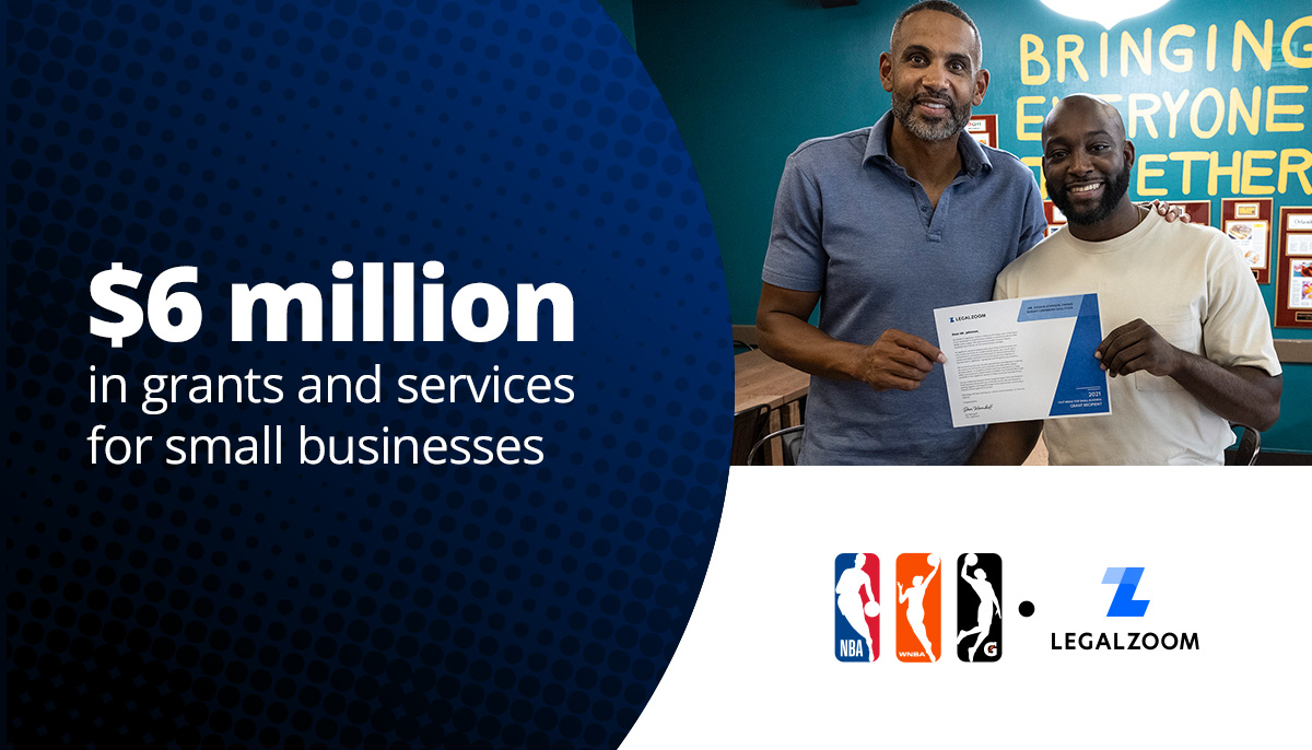 nbagleague's tweet image. our partner @Legalzoom is supporting small businesses with $10,000 grants. applications are open until 11/23! 

apply today: legalzoom.com/fastbreakforsm… #FastBreak4SmallBiz