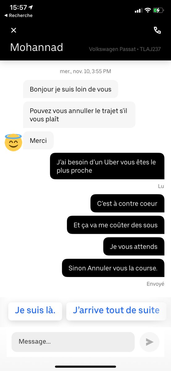 boucles_d_or's tweet photo. Sérieusement @Uber_BE et après mr me répond qu’il arrive pour annuler quand même la course. Résultat j’attends un autre Uber non pas 11 min mais 21. https://t.co/ZIGxEEWTNz