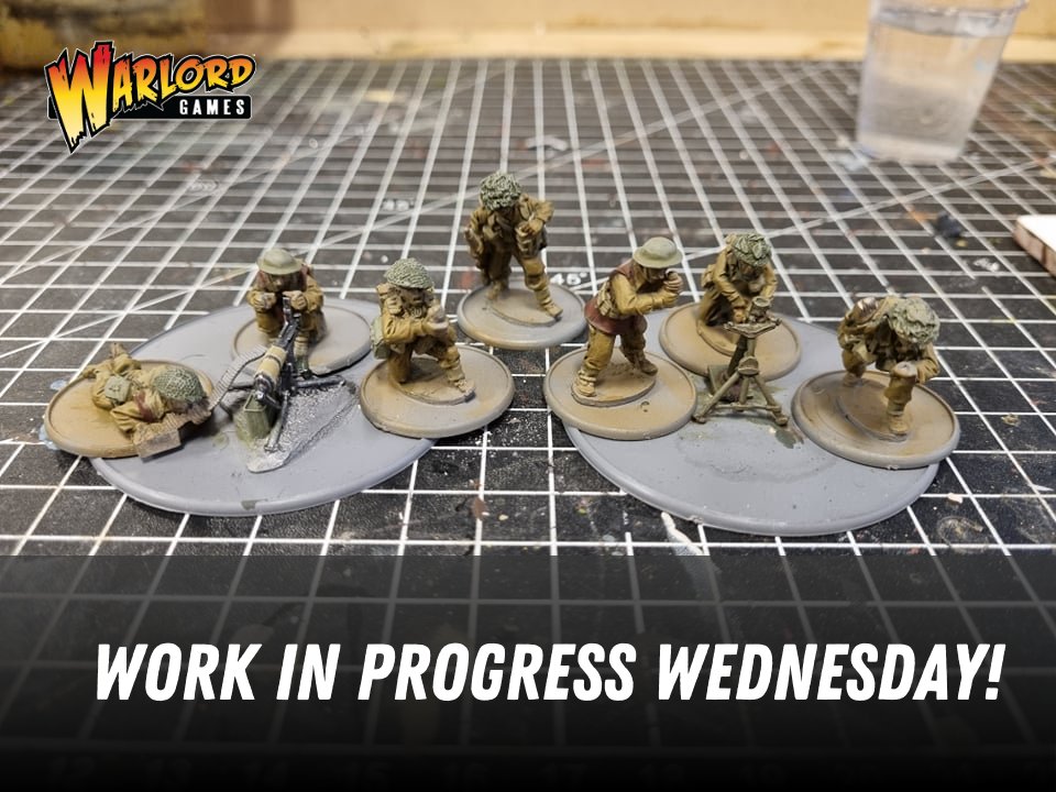 It’s work in progress (#wipwednesday) today!
This week Conor from the Warlord Games HQ Store is working on support teams' for his British 7th Armoured Division. 

Tag us in your #wipwednesday below!

#workbenchwednesday #workinprogress #warlordgames #wargaming #paintingwarlord