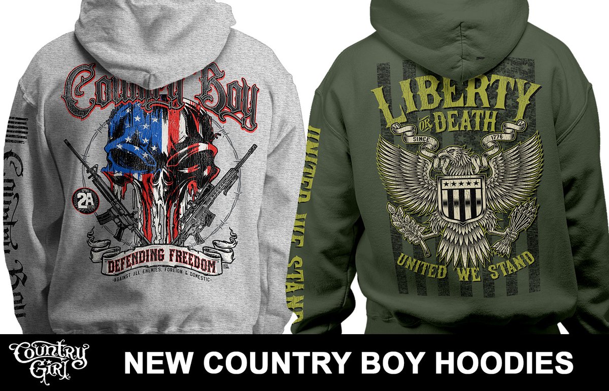 ShopCountryGirl's tweet photo. New Country Boy Hoodies!
VIEW ALL: https://t.co/xvGW1SF4Hd https://t.co/11sLfWkMvA