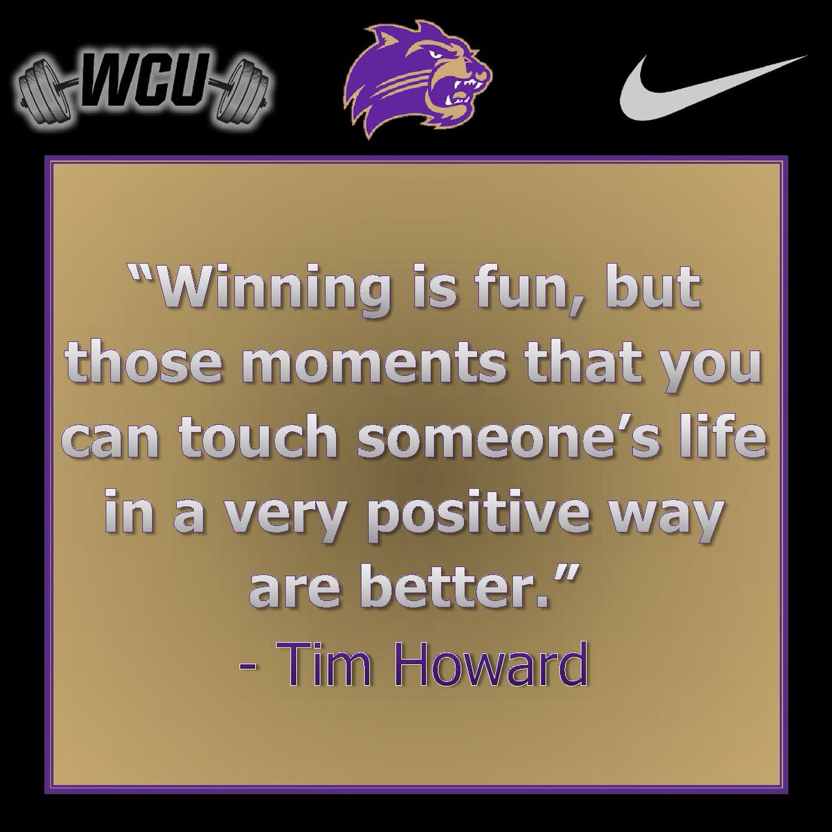 wcustrength's tweet photo. 💡WEDNESDAY WISDOM💡

#Inspire
#GiveBack

#SportsPerformance
#StrengthAndConditioning
#CatamountCountry
#CatamountStrong
#CatamountPride https://t.co/rR8cTwrfqU