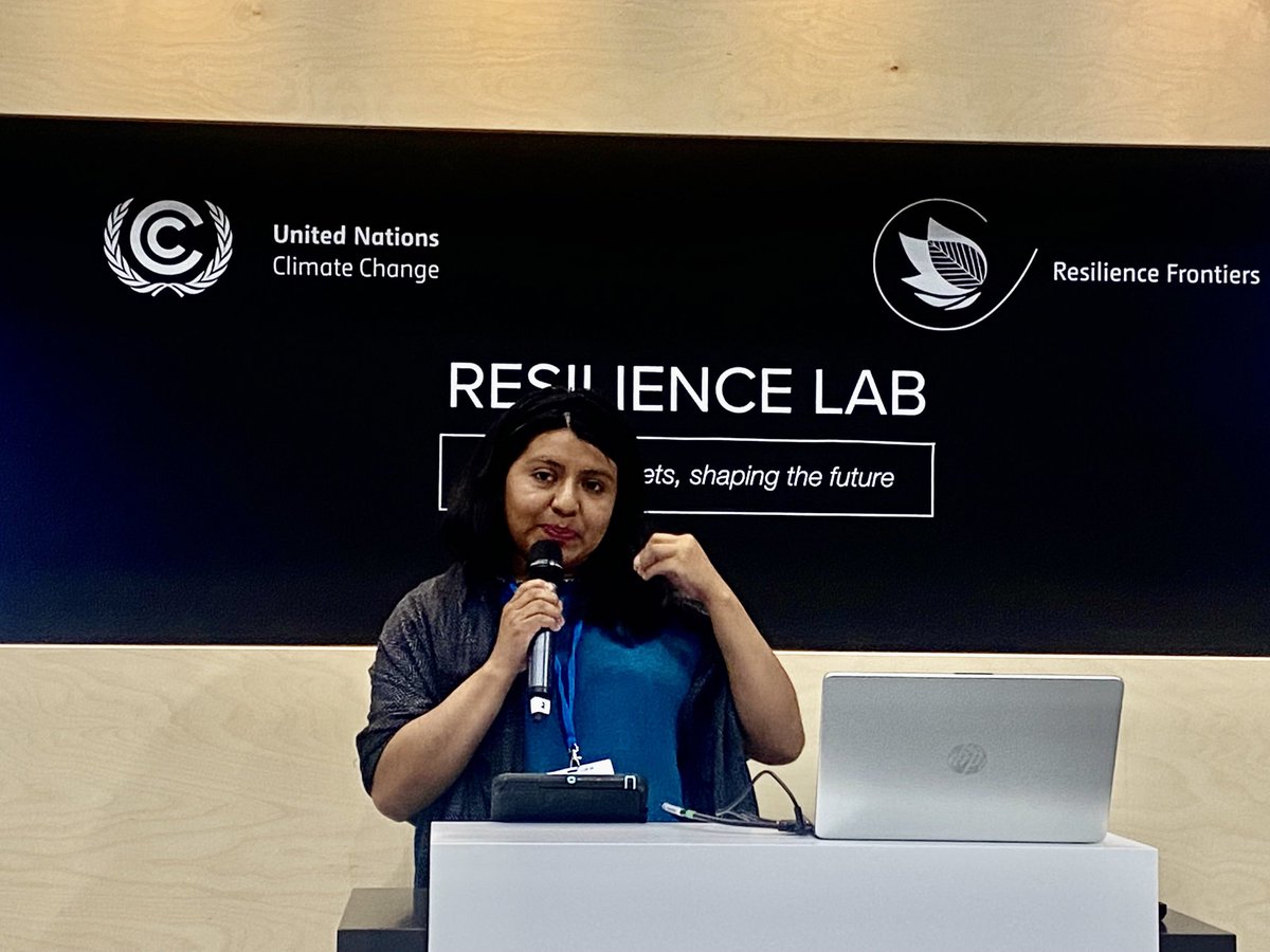 SheilaAfrica's tweet photo. Ms. Tania Martinez Cruz works on the Global Hub on Indigenous Peoples' Food Systems in the Indigenous Peoples Unit of the Partnerships and UN collaboration Division ⁦⁦@FAO⁩ in Rome. #Resiliencelab ⁦@Nawe4Earth⁩ https://t.co/EovDgb5xSZ