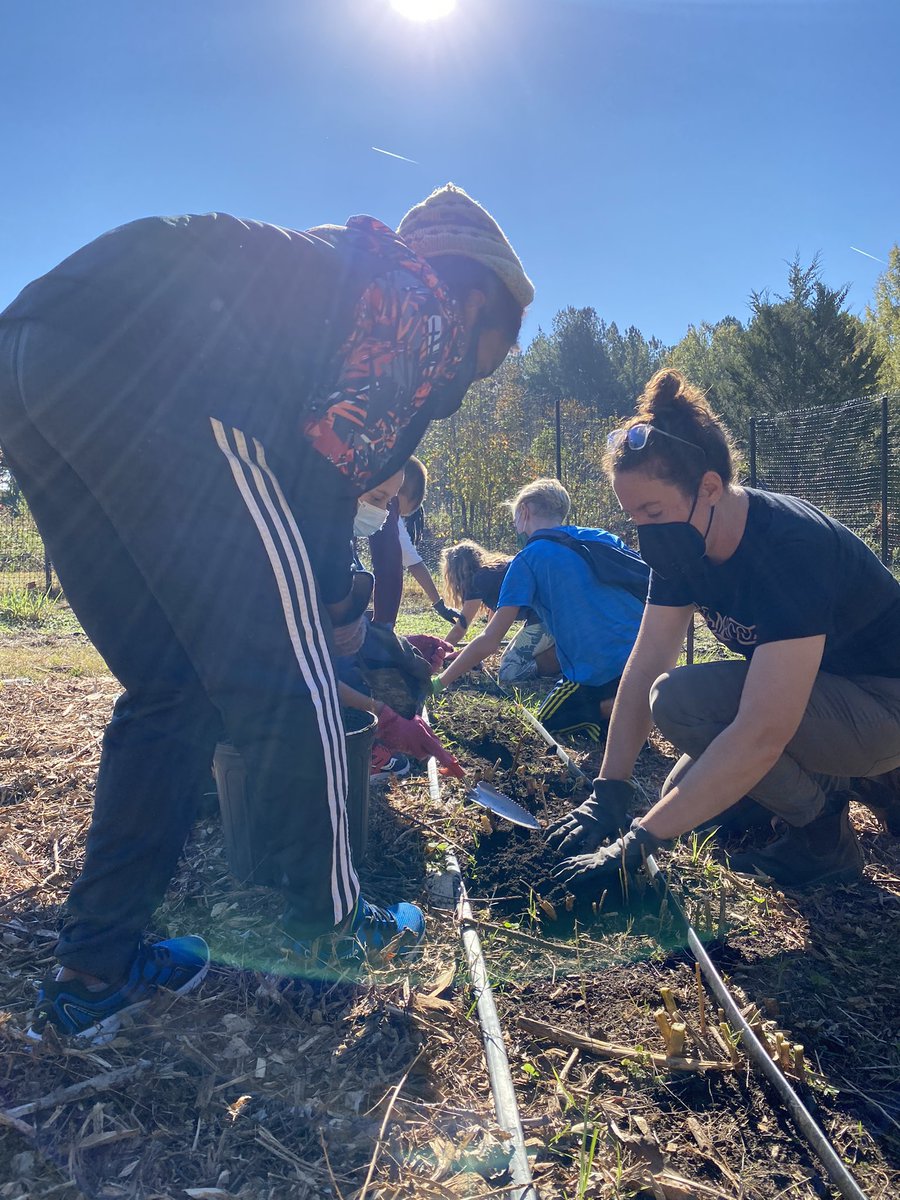 IgniteOnlineDPS's tweet image. Ignite! students are hard at work learning about composting, nutrients, and the life cycles of vegetables. #IgniteOutdoors is getting our hands dirty and learning sustainability.