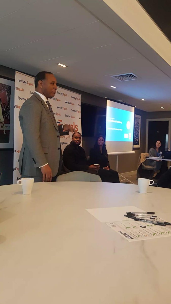Hearing from <a href="/SportingEquals/">Sporting Equals</a> Chair <a href="/densign_white/">Densign White MBE</a> in front of both the #YouthLeaderBoard and #LeaderBoardAcademy
