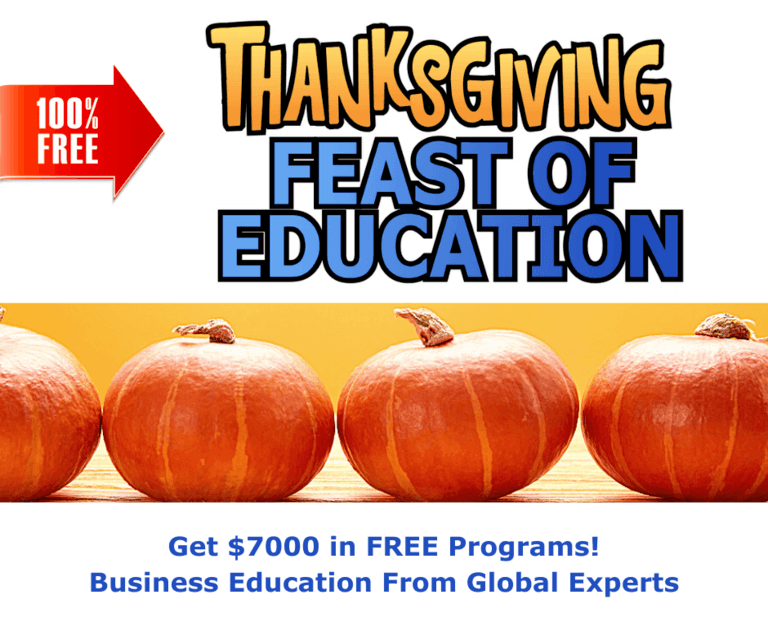 $7,000 in business-growth programs for FREE? YES! They sell for $47, $197, $497...and more! During the Feast of Education, get them at no cost: bit.ly/3n0AAnC