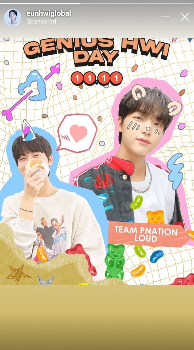 EunHwiGlobal's tweet photo. Happy Hwi Day, everyone! Our story ad is now running on IG! ✨🎉

Nov 10-12
🇵🇭🇰🇷🇯🇵🇧🇷🇲🇾🇮🇩

Don't forget to tag us (and @PNATION_LOUD) if you see the ad! Use the birthday hashtags too #GeniusHwiDay #해피휘휘로데이 #HAPPY_EUNHWI_DAY

#EUNHWI #은휘 https://t.co/oMgvmg9INt