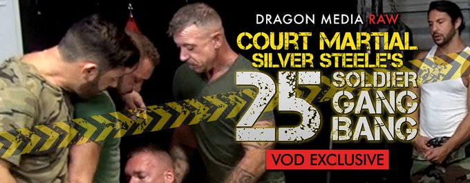Justice Is Served in @DragonMediaxxx's Smashing New HD Exclusive 'COURT MARTIAL: SILVER STEELE's 25 SOLDIER