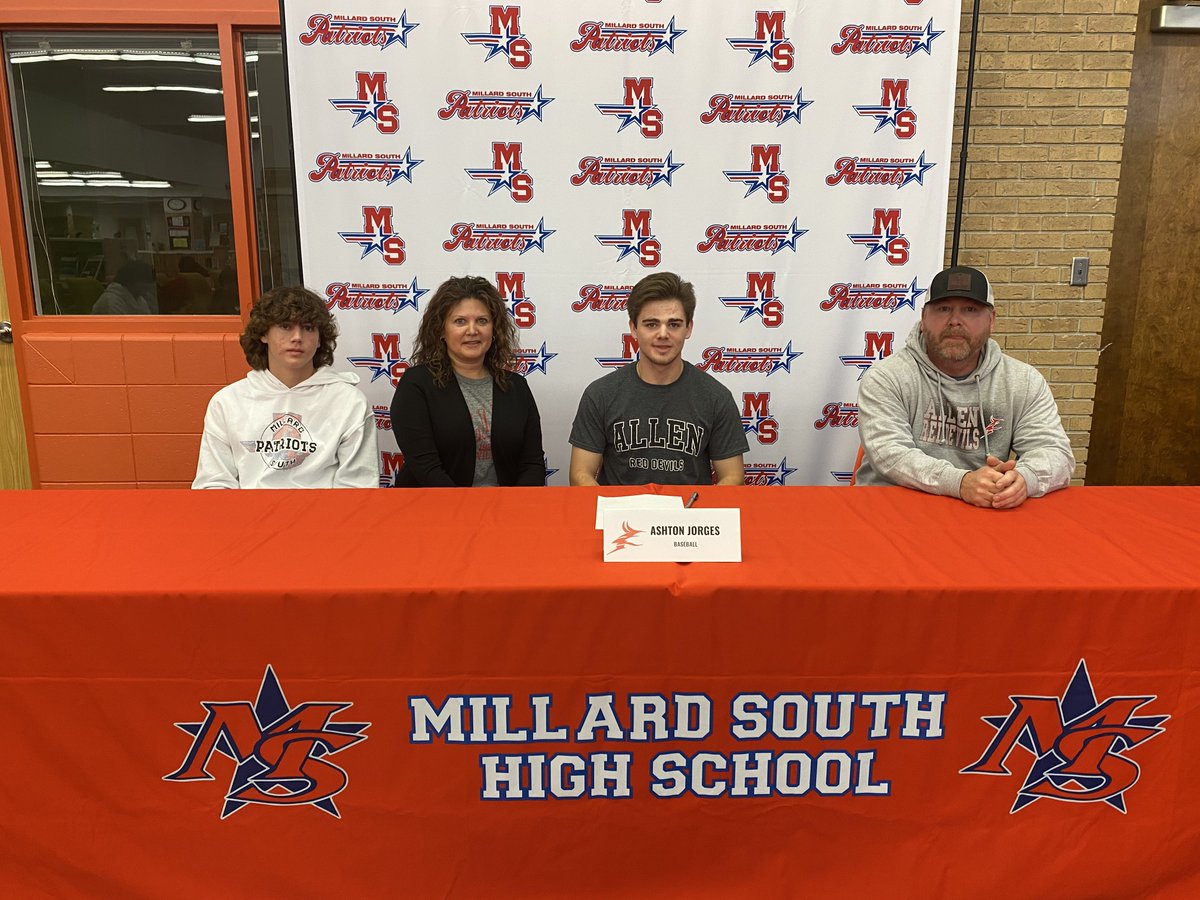 MSHSactivities's tweet image. Congrats to Ashton Jorges! Ashton is headed to @Allen_County to play for Red Devil Baseball while continuing his academic career. We're looking forward to watching Allen behind home plate in his final season as a Patriot! @MSHS_Baseball