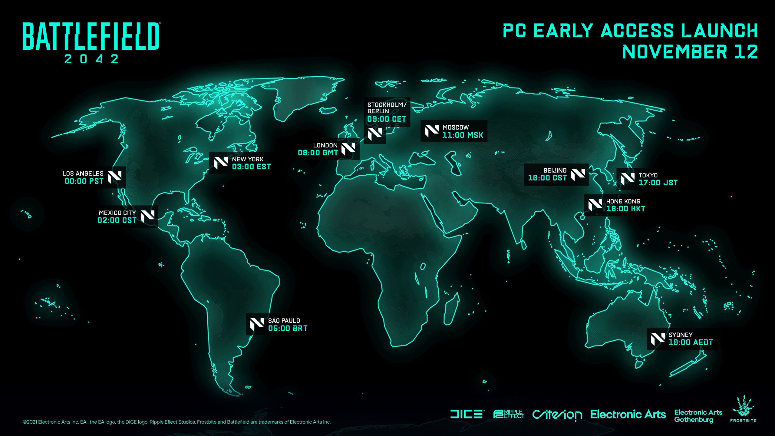 Battlefield 2042 Release Time & Date